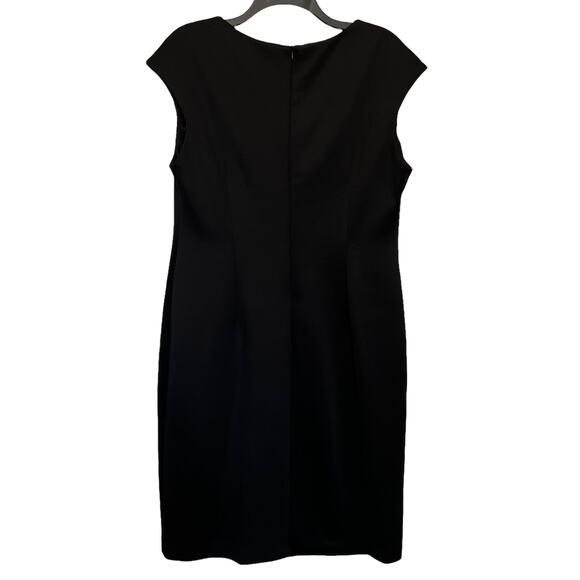 Dressbarn Lace Dress Black White Size 14 - Picture 4 of 6